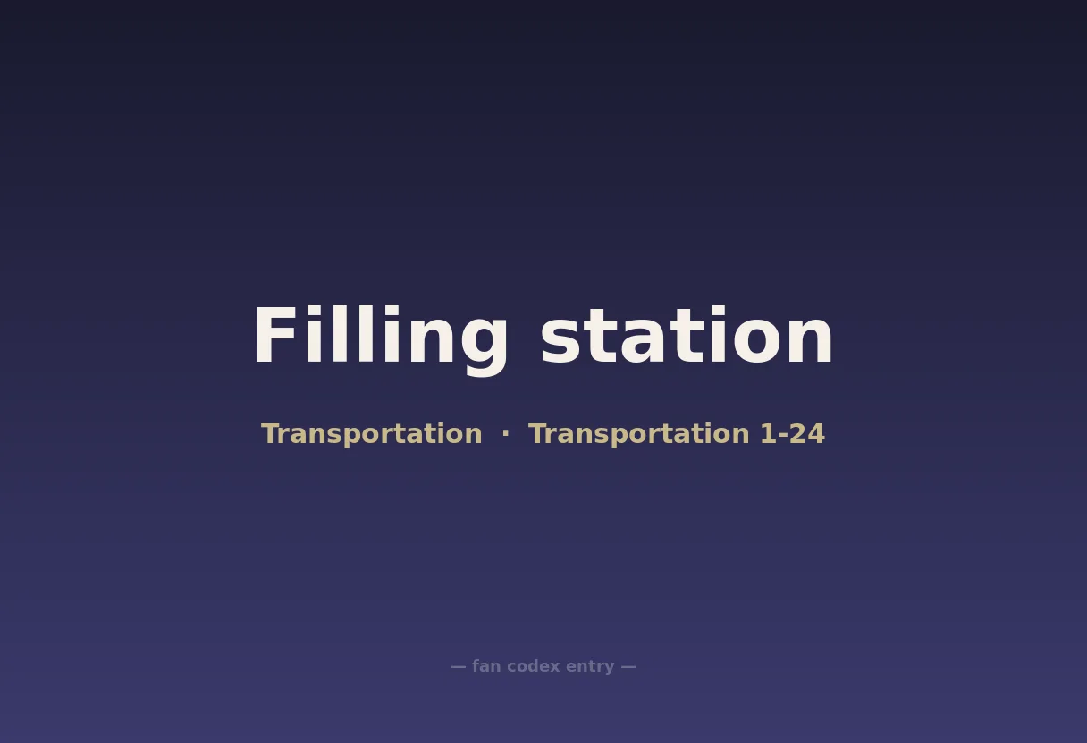 Filling station