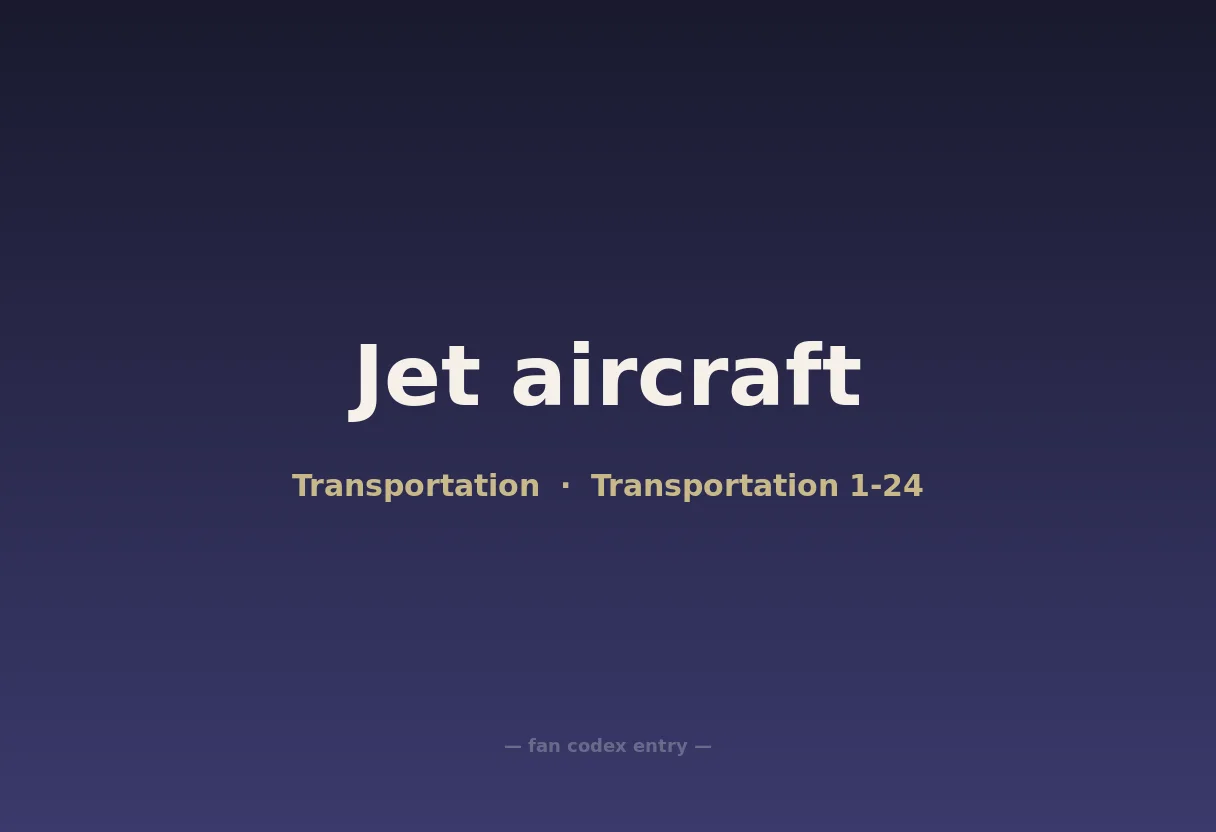 Jet aircraft