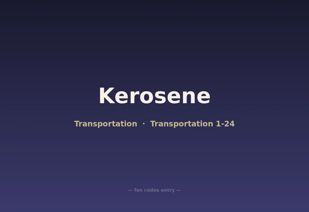 Kerosene
