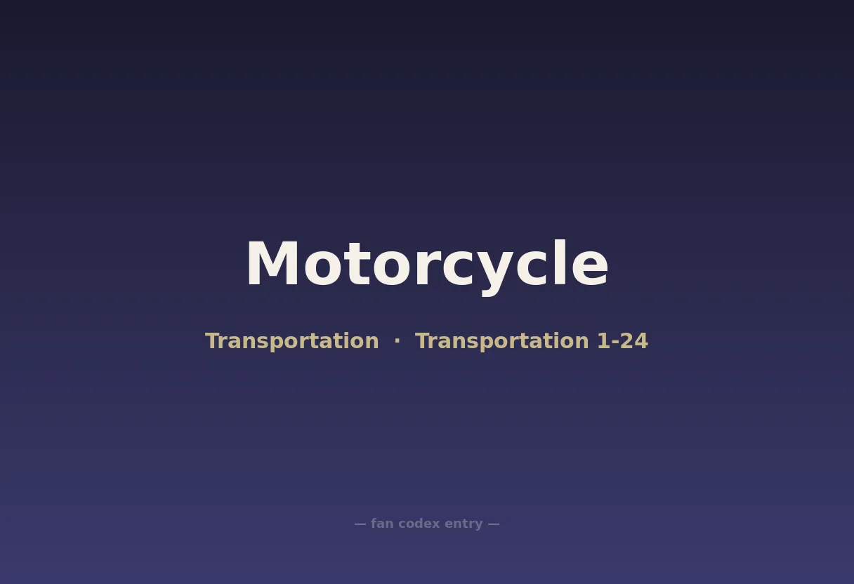 Motorcycle
