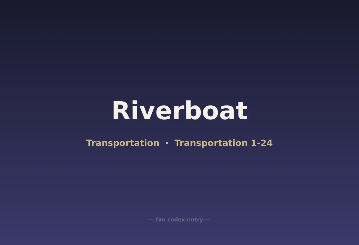 Riverboat