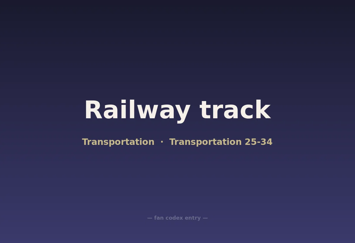Railway track